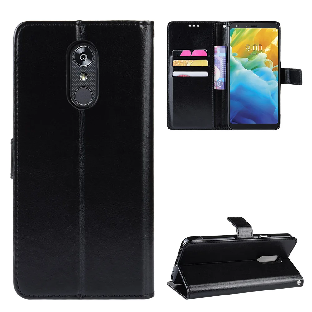 

Чехол для LG Stylo 5, Роскошный кожаный флип-кошелек, чехол для телефона LG Stylus5, чехол с подставкой, функциональный держатель для карт Stylo5 Stylus5