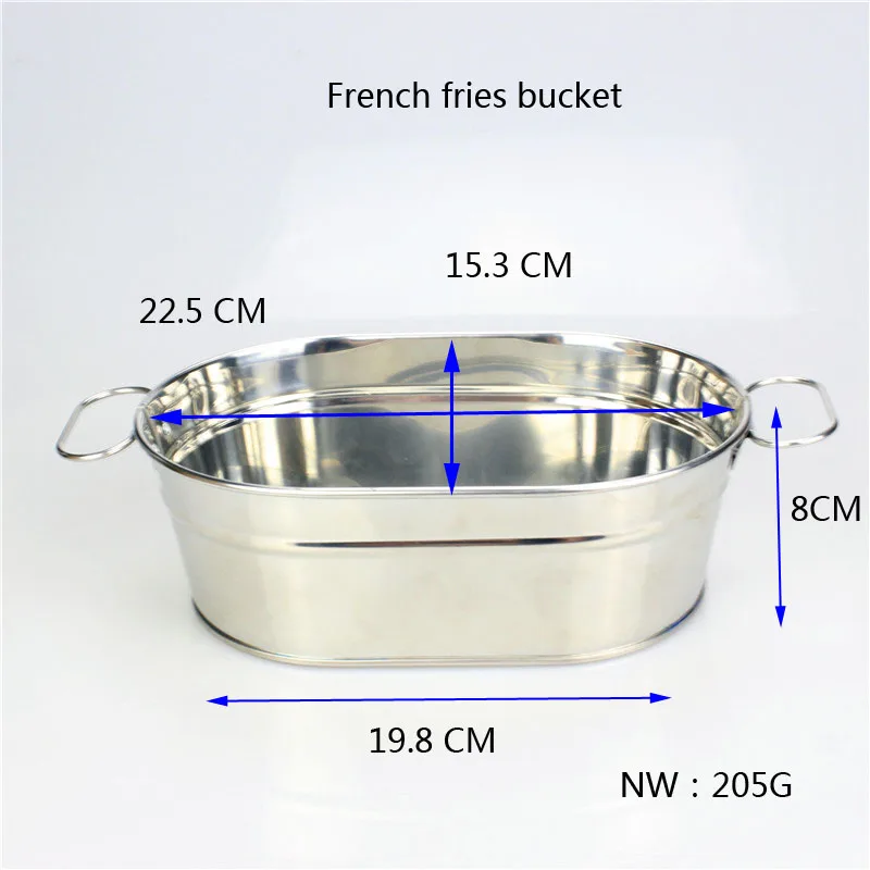 Замороженных картофеля фри в горячей продаже ведро для жареной курицы магазин