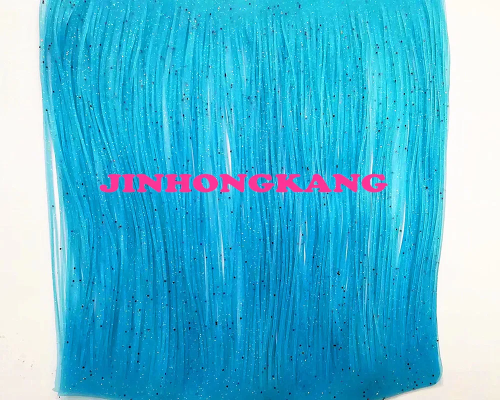 

Fishing Lure Silicone Skirt Layers,Silicone Skirt Material for Tackle Craft, DIY Spinner, Rubber Jigs, Buzzbait--35