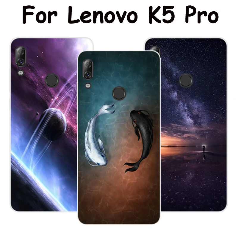 Силиконовый чехол-накладка для Lenovo K5 Pro L38041 5 99 дюйма | Мобильные телефоны и