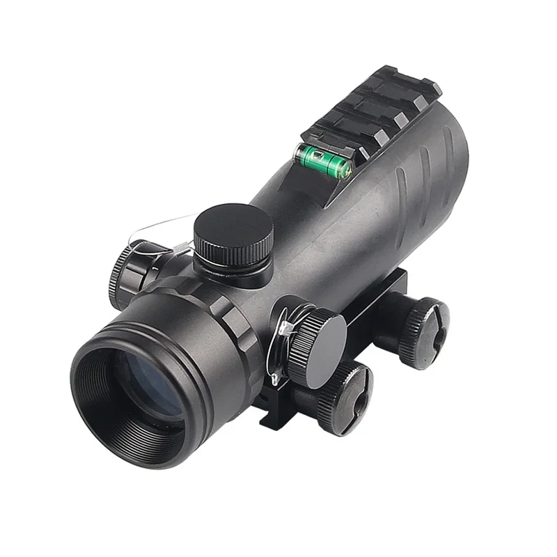 Тактический прицел с красной точкой 1x30 ACOG пузырьковым уровнем тактический