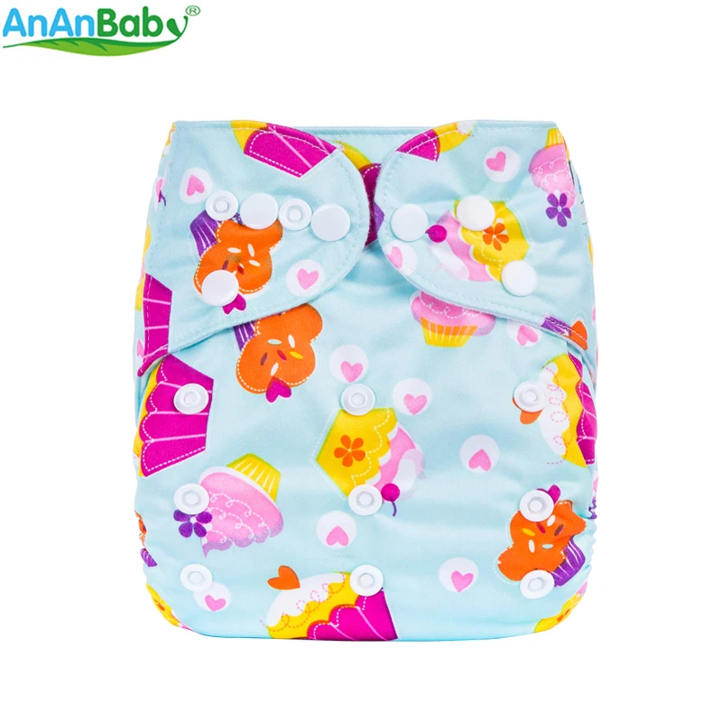 Ananbaby тканевые подгузники многоразовые Карманные Подгузники моющиеся