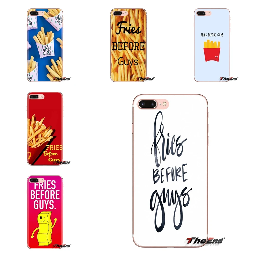 Надпись &quotFries Before Guys&quot Художественный принт для Xiaomi Redmi 4A S2 Note 3 3S 4 4X5 Plus 6 7 6A Pro