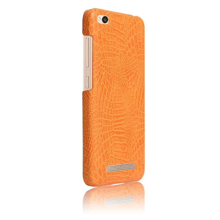 For Xiaomi Redmi 4A Case 5.0'' Luxury Crocodile Skin Shell PU Leather Protective Back Cover |