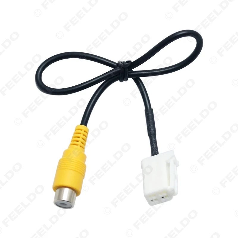 Автомобильная парковочная камера заднего вида FEELDO 10X видеоразъем конвертер
