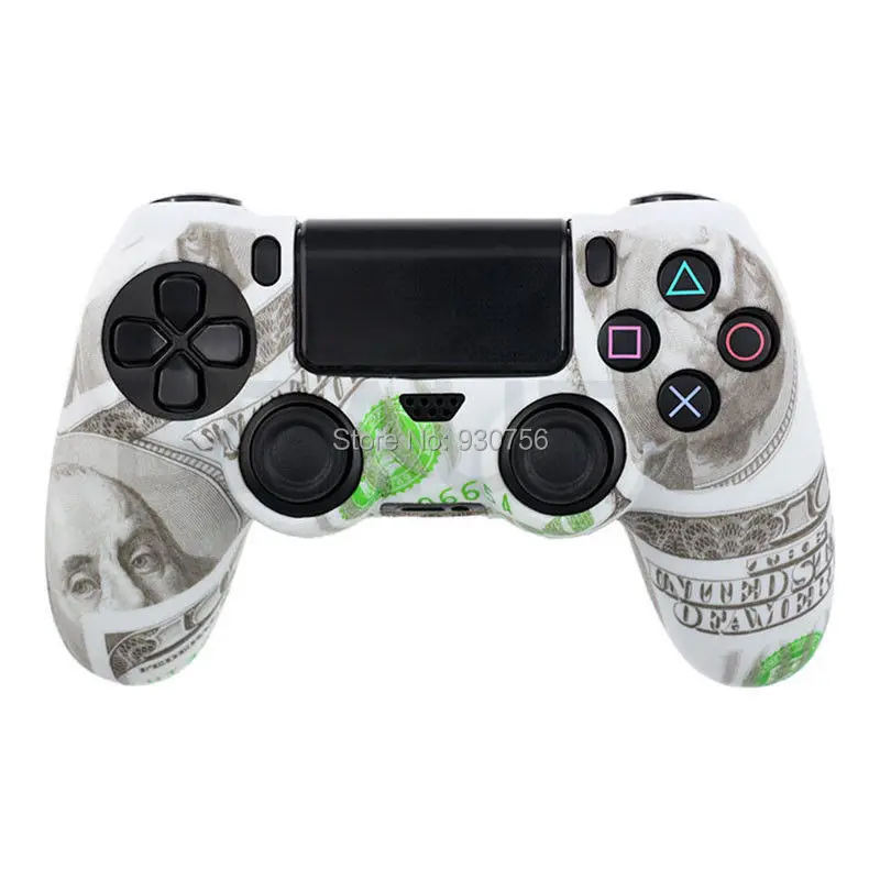 Для playstation 4 PS4 Slim Pro контроллер силиконовый чехол накладка + 2 джойстика|Чехлы| |