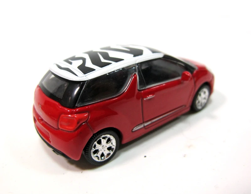 4 цвета N orev 1: 64 CITROEN DS3 Бутик брелок для автомобильных ключей, игрушки для детей модели игрушки с дистанционным управлением оптом