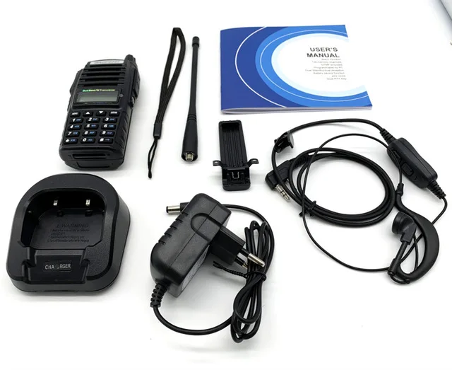 Without Box Baofeng UV 82 Walkie Talkie 10 км двухсторонний радиоприемопередатчик CB Ham Радио любительский для VHF UHF двухдиапазонный UV-82 двухсторонний радиоприемник UV82 - Цвет: Without Box