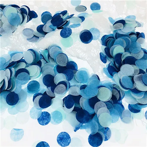 blue blue Круглые пайетки Конфетти Для украшения стола день рождения Свадебная вечеринка конфетти Декорация Блеск розовое золото конфетти товары для девичника PT56 - Цвет: blue blue