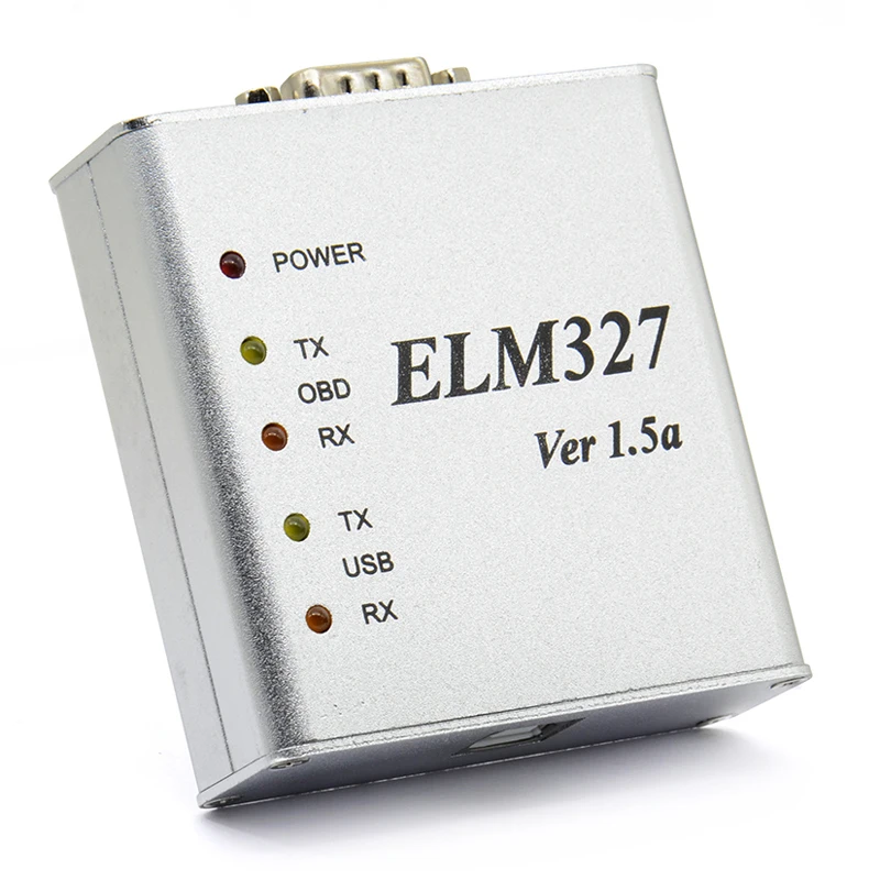 Автомобильный диагностический инструмент ELM327 V1.5 OBD2 металлический алюминиевый ELM