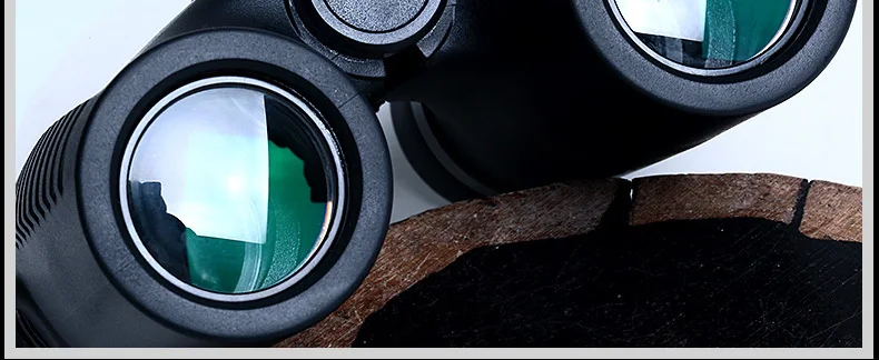 HD Mini Компактный 10x26 бинокль Мощность зум с большим радиусом обзора, профессиональный Водонепроницаемый Пижама для детей и взрослых, складной бинокль телескоп Охота FMC оптика