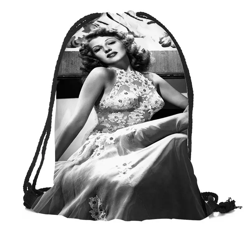 Рюкзак Rita Hayworth с принтом на шнурке дорожные пляжные школьные сумки большая