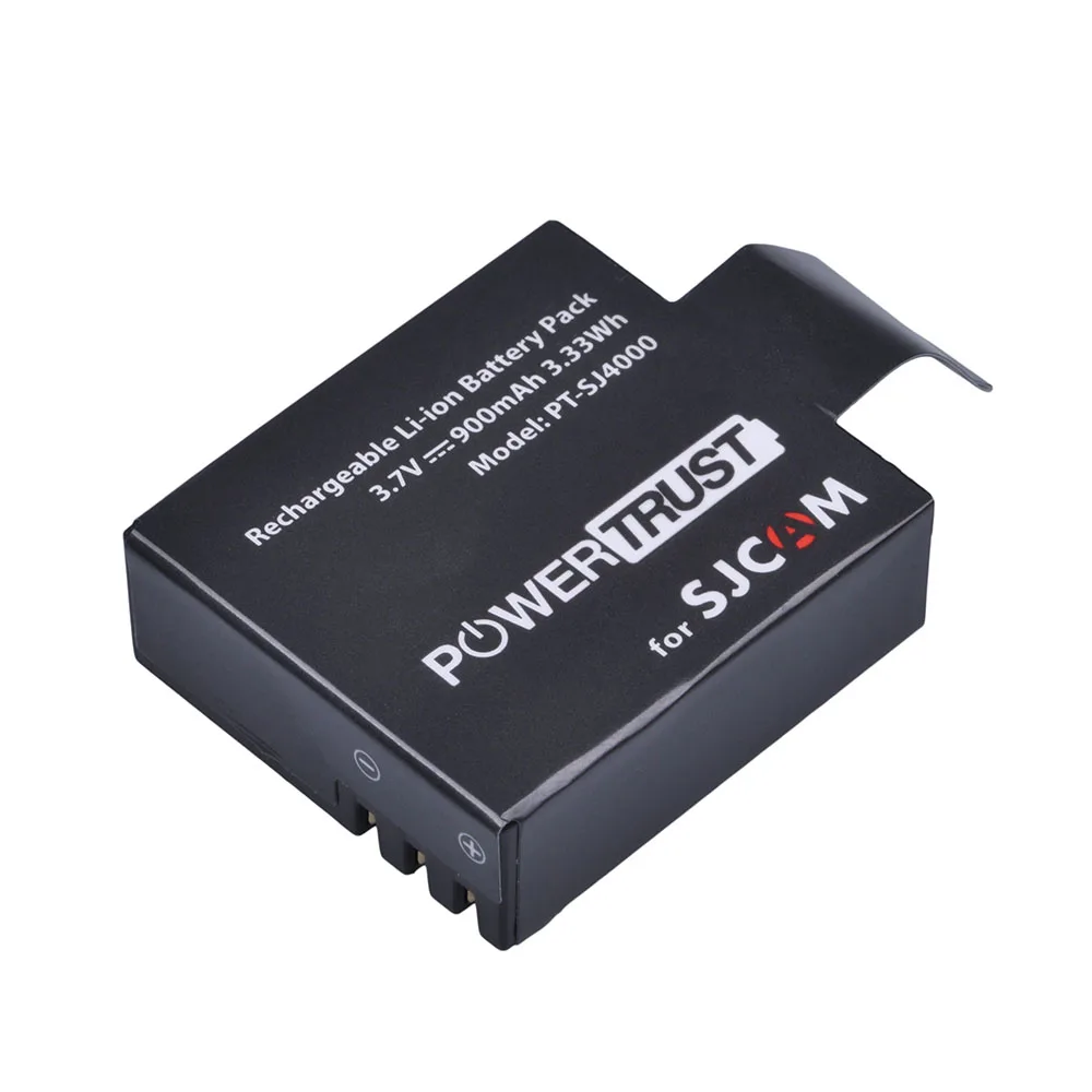 PowerTrust 3x SJ4000 батарея + LED 3 слота USB зарядное устройство для SJCAM sj4000 sj 4000 SJ5000 6000 7000 8000