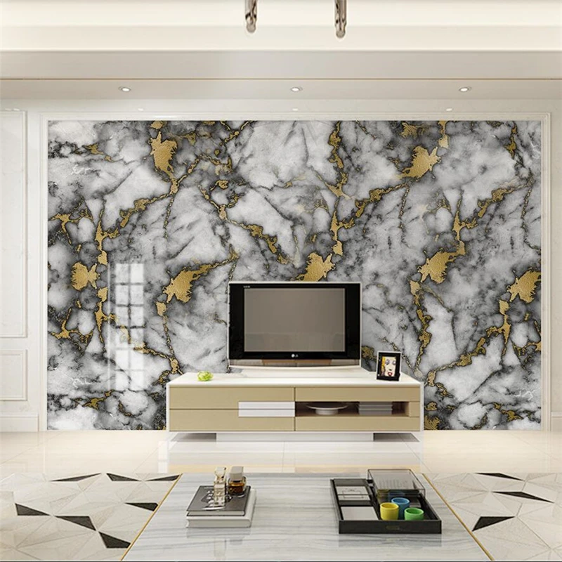 wellyu HD natural sapphire marble landscape background wall mural custom large green wallpaper papel de parede 3d para | Обустройство