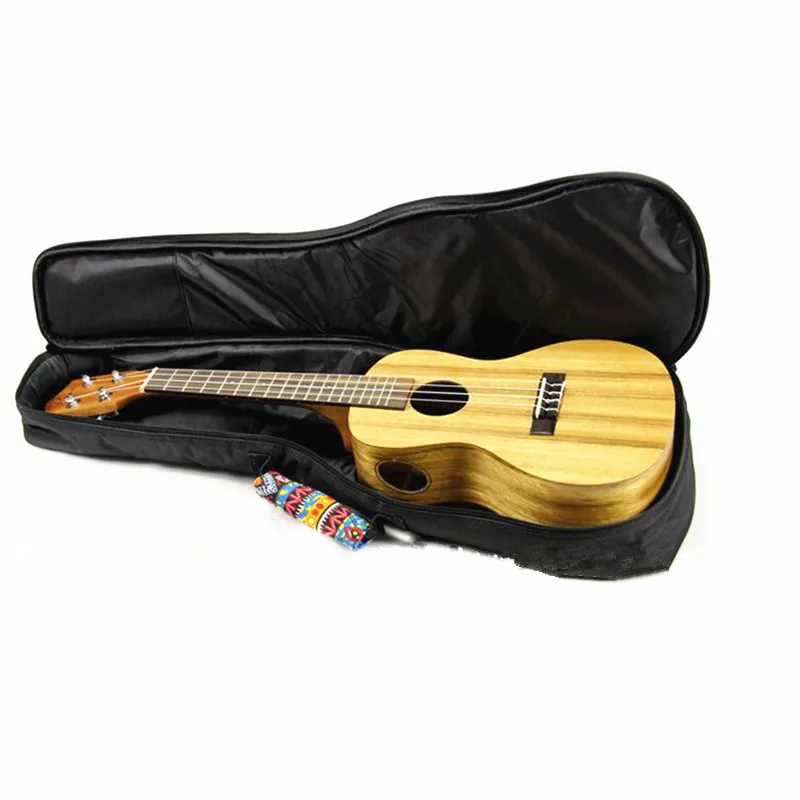 

ZONAEL 23" Ukelele bag Special National Style 26 Ukelele Uke Bag Backpack Case 6mm Colorful with Adjustable Strap guitar access