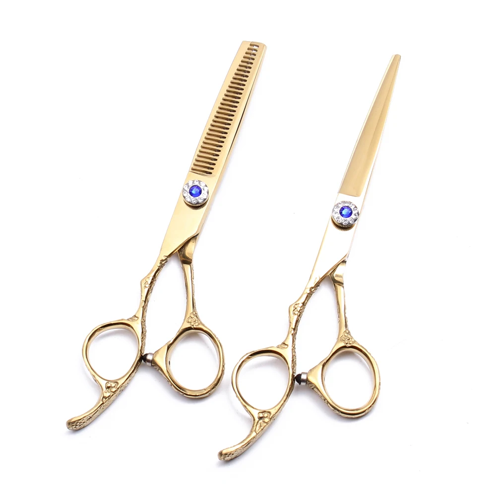 50Pcs Left Hand 5.5&quot Customized Logo 440C Wholesale Hairdresser's Scissors Thinning Shears Cutting Hair C8002 | Красота и