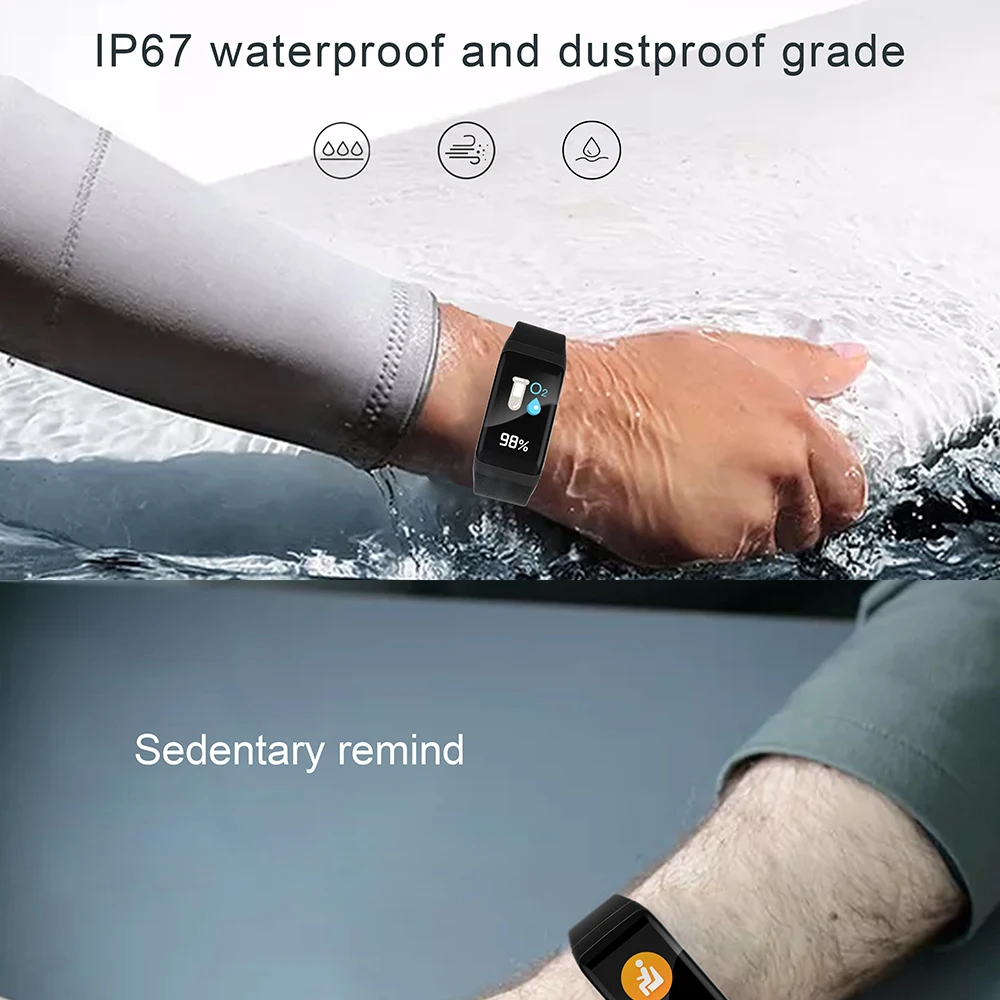 F1 Smart Браслет активности браслет Водонепроницаемый спортивные часы умный