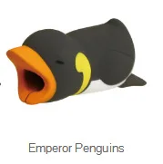 Emperor Penguins 1 шт. кабель протектор для Iphone устройства для сматывания кабеля держатель для телефона аксессуар чомперы Кролик Собака Кот, животное, кукла забавная модель - Цвет: Emperor Penguins