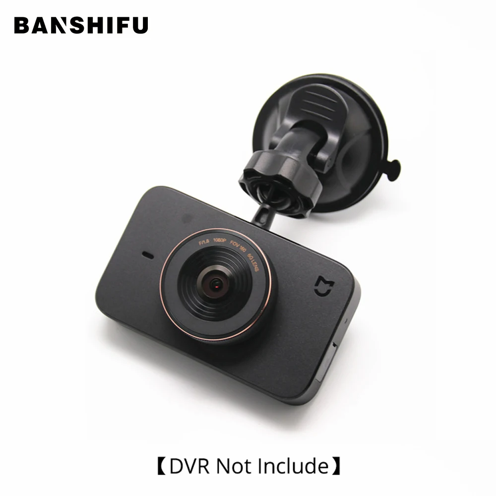 Подходит для Xiaomi Mijia Mount Dash Cam лобовое стекло крепления отлично подходит для mijia Dash Cam присоска крепление на лобовое стекло - Цвет: Черный