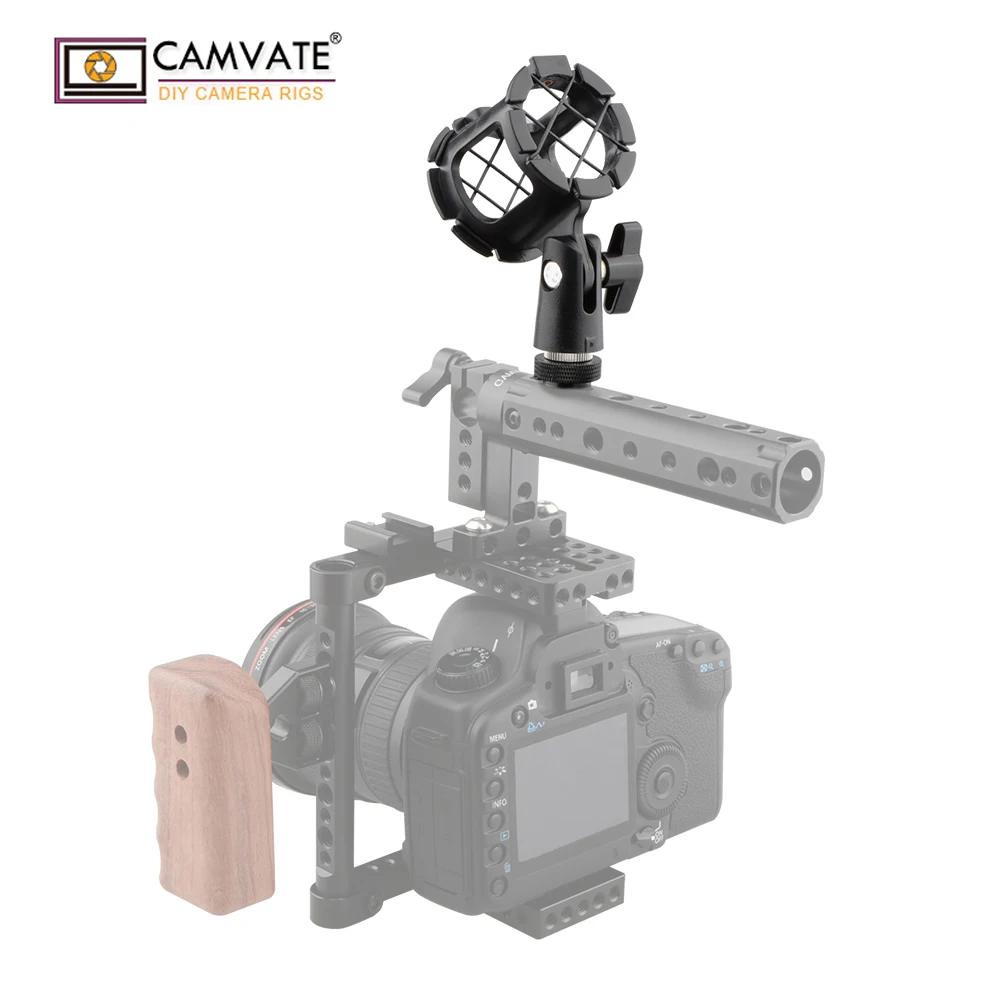 CAMVATE Камера Универсальный Регулируемый микрофон Поддержка подвеска подвес с 1/4