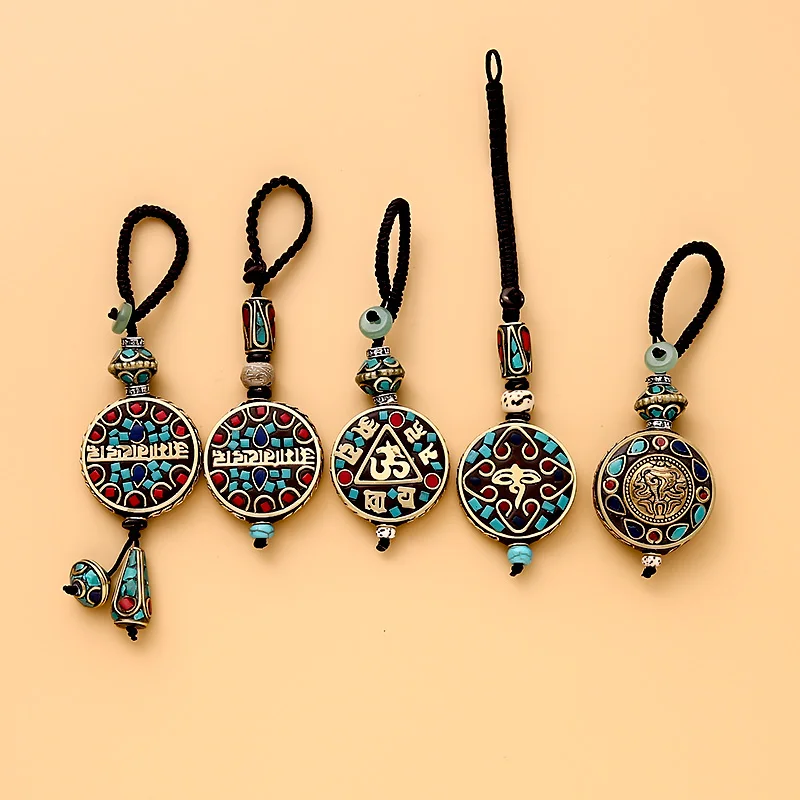 Тибетский Кулон Будда брелок Om Ohm буддийская мантра знак Йога кулон