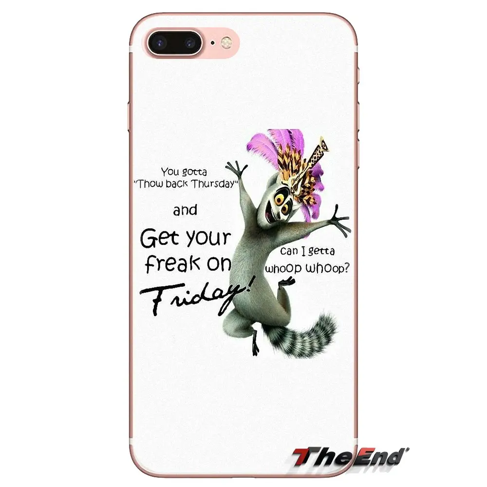 For Samsung Galaxy J1 J2 J3 J4 J5 J6 J7 J8 Plus 2018 Prime 2015 2016 2017 Transparent Soft Shell Covers cute lemur |