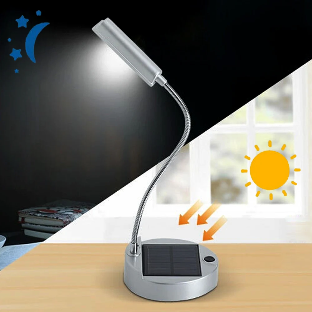Mumeng Солнечный свет книги 4 светодиода USB Гибкая Настольная лампа 0.24 Вт студент