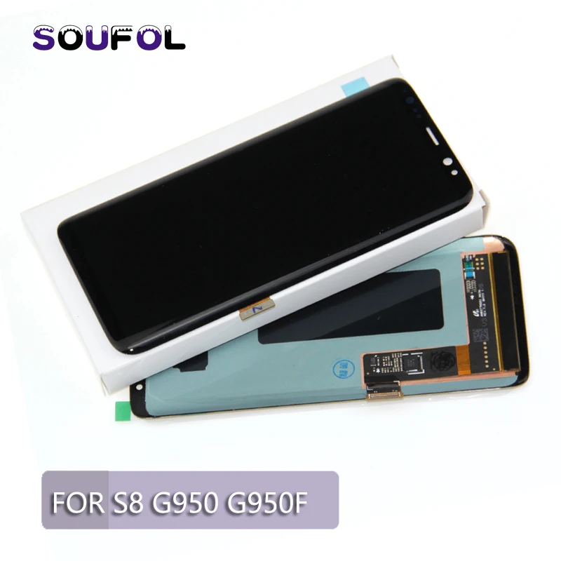 Для Samsung Galaxy S8 G950 G950F ЖК дисплей с сенсорным дигитайзером в сборе для Plus G955 LCD