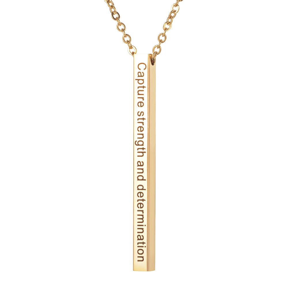 Женское Ожерелье с гравировкой имени и даты|Индивидуальные Подвески| |