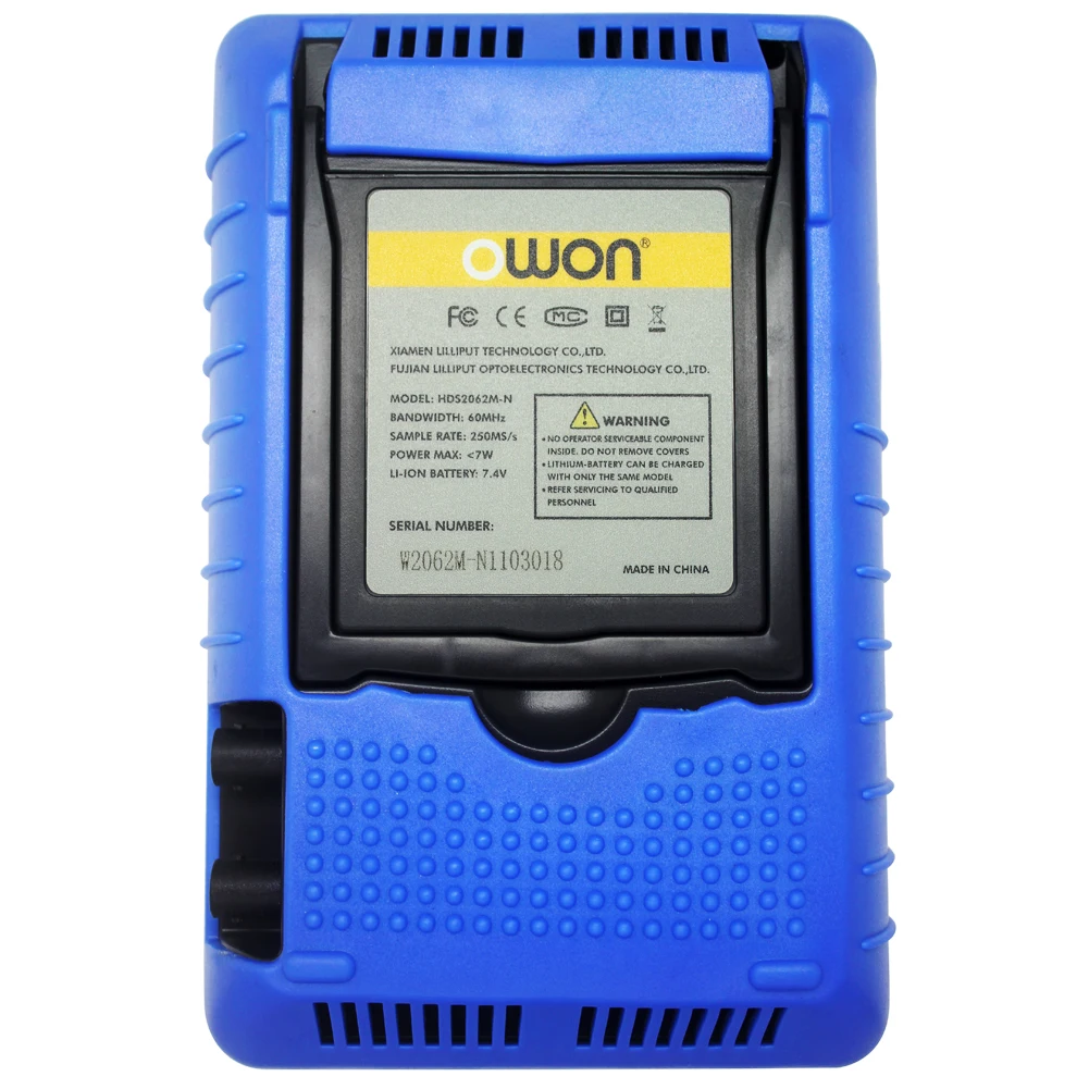 Новый Ручной цифровой осциллограф OWON 60 МГц HDS2062M_N 250 Частота дискретизации