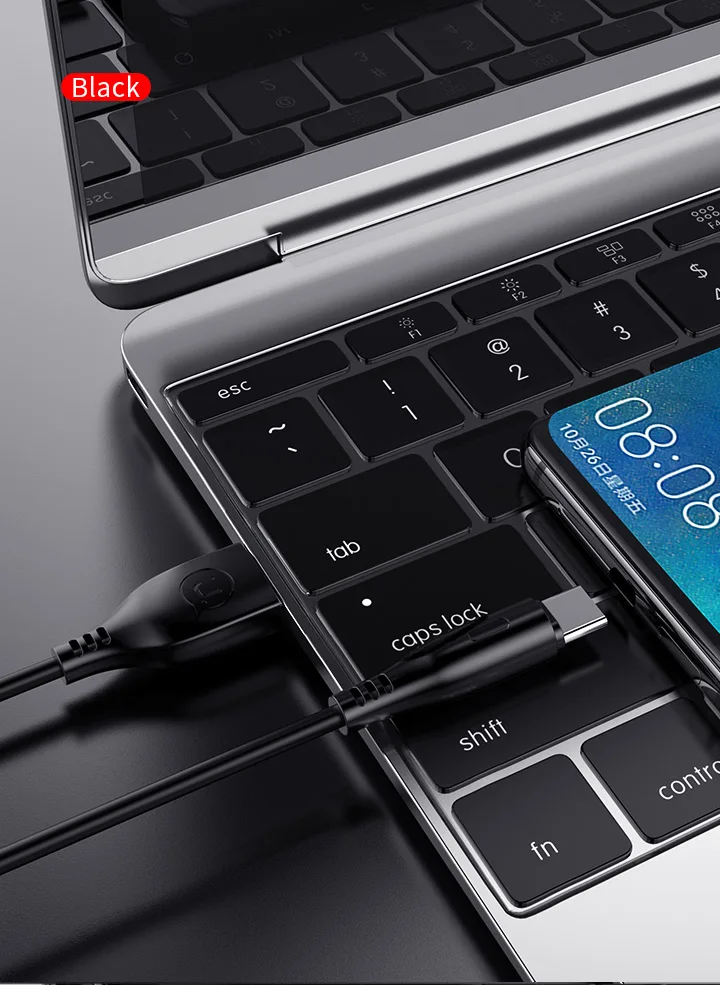 USAMS type c кабель 2 м 1 м кабель для samsung huawei Xiaomi 2A Быстрая зарядка USB C кабель для передачи данных typ-c кабель зарядное устройство