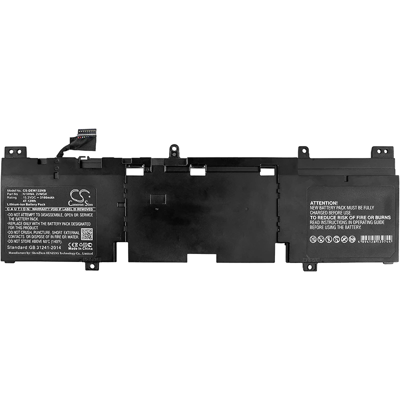 

Cameron Sino 3100mAh Battery for DELL Alienware 13 R2 Alienware 13 R2 13.3" AW13R2-1678SLV,257V0 2VMGK 3V806 N1WM4