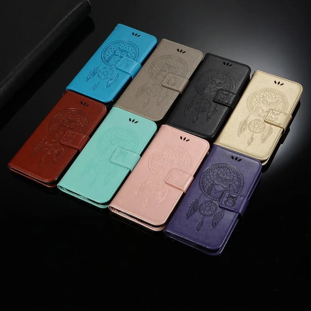 Роскошный кожаный чехол s для спортивной камеры Xiao mi Red mi 4A 4 4X 5A чехлы для айфонов 5 5plus S2 6 6Pro mi 5S 6 5X6X9 F1 Чехол Флип Сова китайские колокольчики чехол для телефона coque