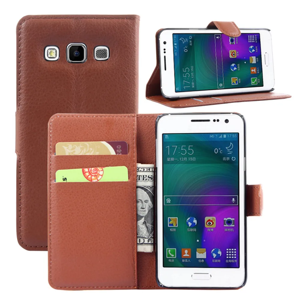 Чехлы для смартфонов Samsung A 3 кожаный чехол кошелек с подставкой Galaxy A3 SM A300F A300