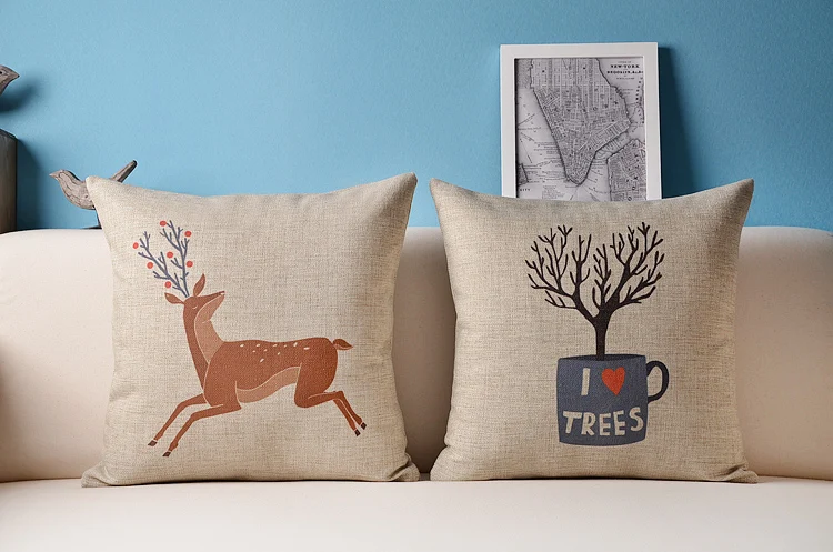 NAPEARL 1 шт. Elizabethans жидкая Подушка диванная подушка льняной Набор подушек модный короткий сердечник