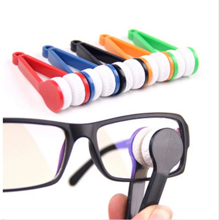 Glasses Lens Cleaner Easy Cleaning for Spectacles Sunglasses Eyeglass Eyewear Lenses Microfibre Safely and Quickly Clean W002