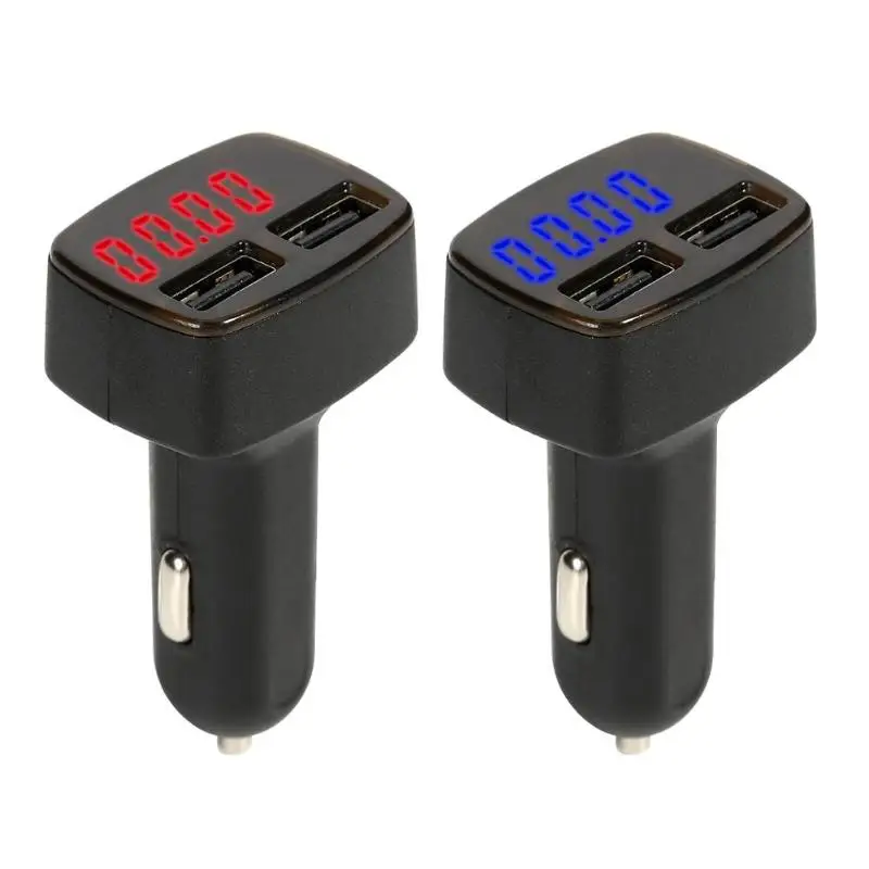 4 в 1 DC 12V 24V 3100mA зарядных порта USB для автомобиля Зарядное устройство Мобильный