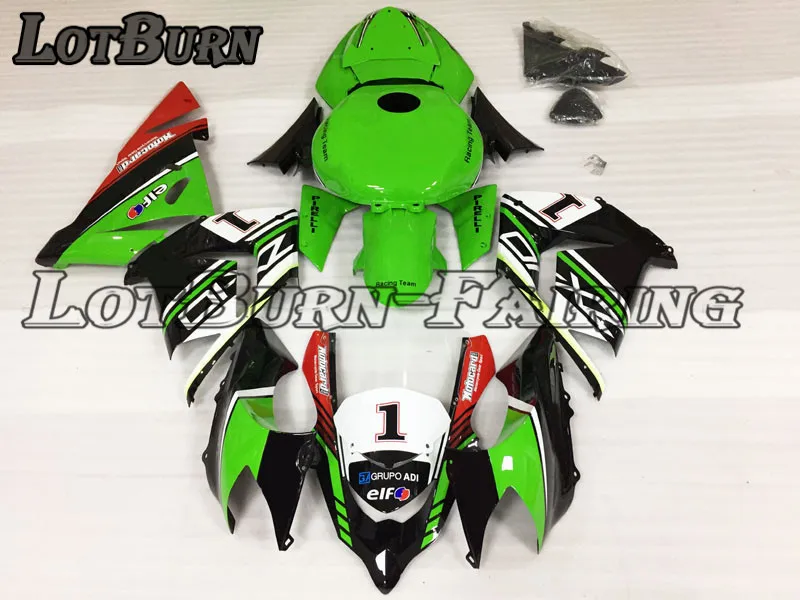 Пластик обтекатель комплект пригодный для Kawasaki ZX10R 636 ZX 10R 2004 2005 04 05 набор