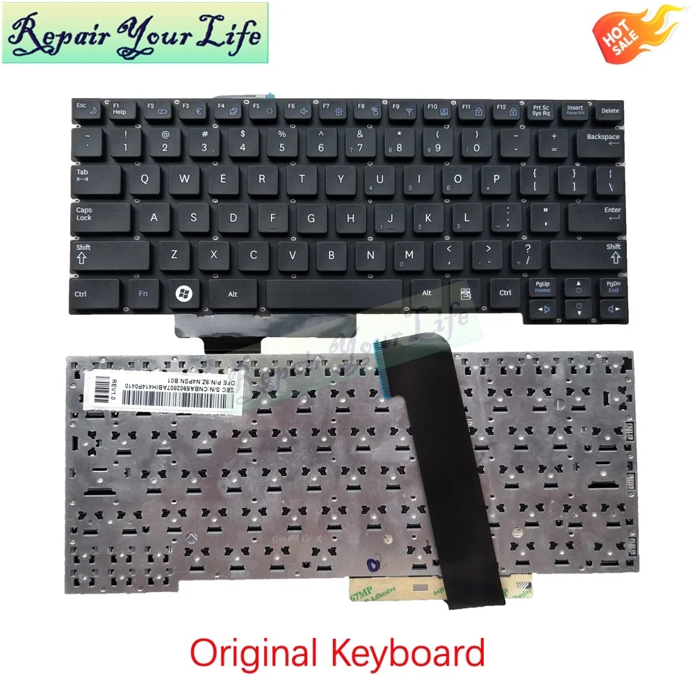 Клавиатура для ноутбука Samsung новая английская клавиатура X128 X130 X123 X125 X180 X280 NF210 NF310