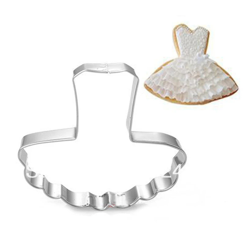 

Hot Ballet Skirt Cookies Pastry Pastry Biscuit Fondant Mold Stainless steel Cake Mold Sugar Craft Decorating Frame Cutter Tools