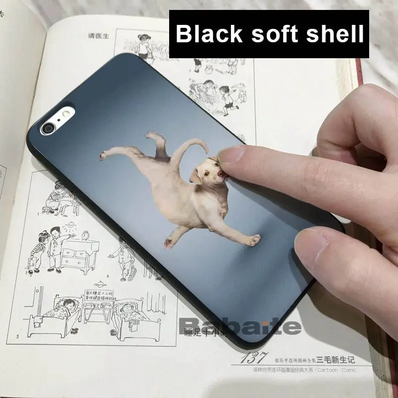 Babaite Йога кошки собаки мобильные телефоны задняя крышка TPU чехол для iPhone 8 7 6 6S Plus 5