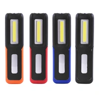 cob ledxpe led flashlight torch outdoor handy lamp portable rechargeable work camping light energy saving lamp with magnet hook