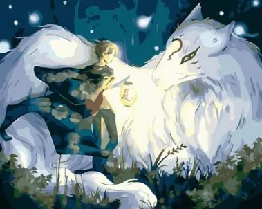 Цифровая Современная картина маслом на холсте уникальные подарки животное рамка