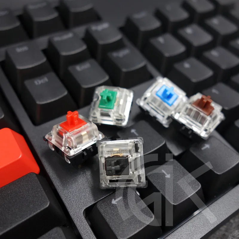 Бесплатная доставка механическая клавиатура cherry clone gateron mx switch прозрачный чехол