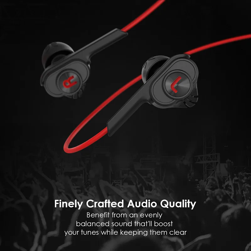 UiiSii T6 HIFI глубокий бас наушники двойной драйвер шумоизоляция профессиональные с