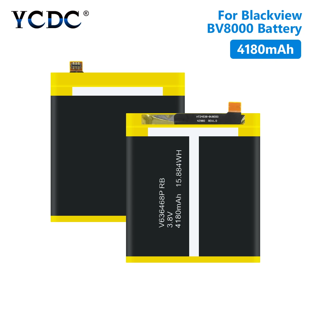 4180 мАч аккумуляторная батарея для Blackview BV8000 BV8000 Pro V636468P Замена литий-полимерные аккумуляторы для мобильных телефонов