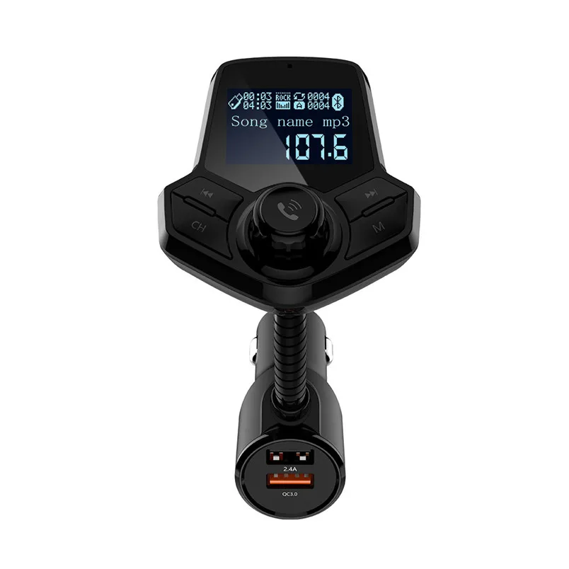 Wireless Bluetooth FM Transmitter Handsfree MP3 Player Radio Car Kit V4.2 Support TF Card U disk 30NT29 | Электроника