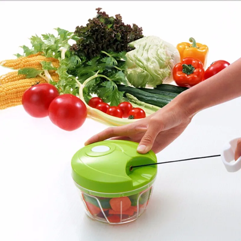 

Manual Food Chopper Multifunctional Vegetable Speedy Chopper Fruits Presses Cutting Pickled Ginger Stir Garlic Press