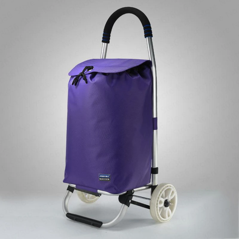 Алюминиевая тележка для шоппинга маленькая Домашний Светильник пожилых людей