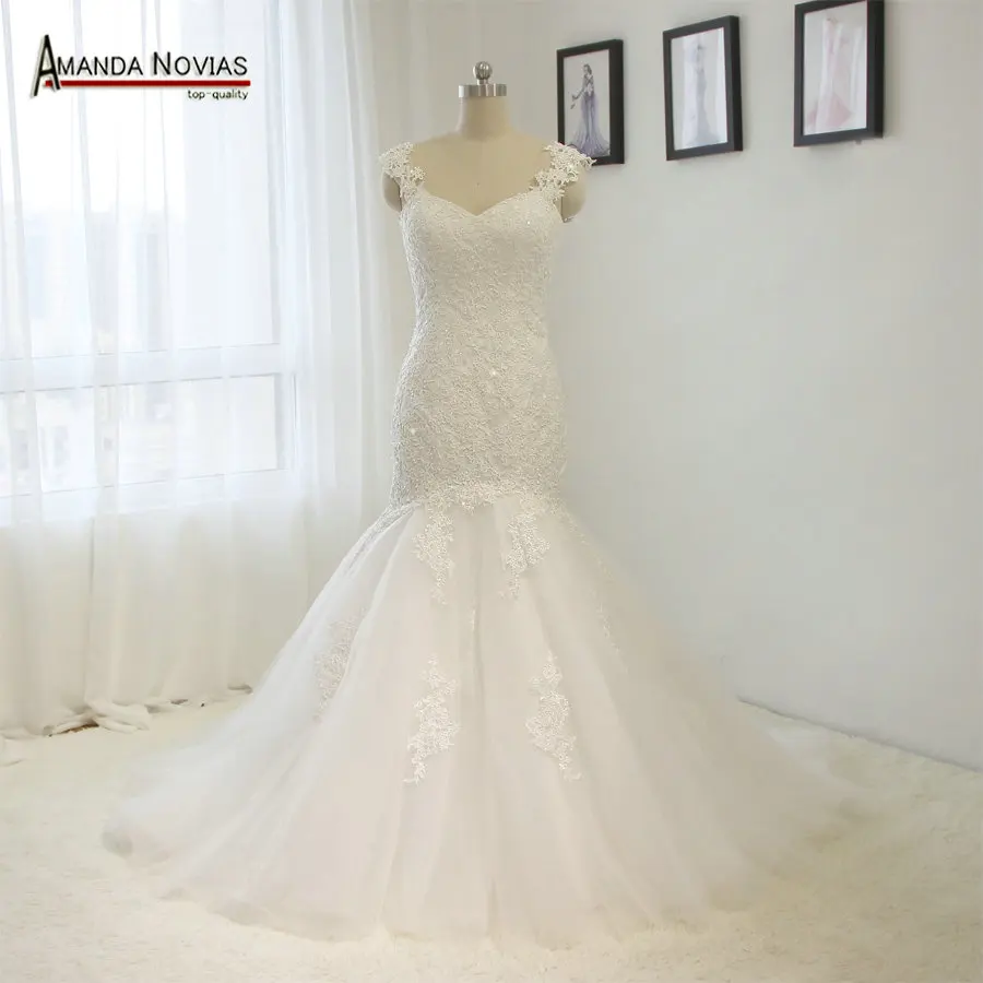 Великолепные Свадебные платья русалки с бисером 2019 Vestido De Noiva свадебное платье